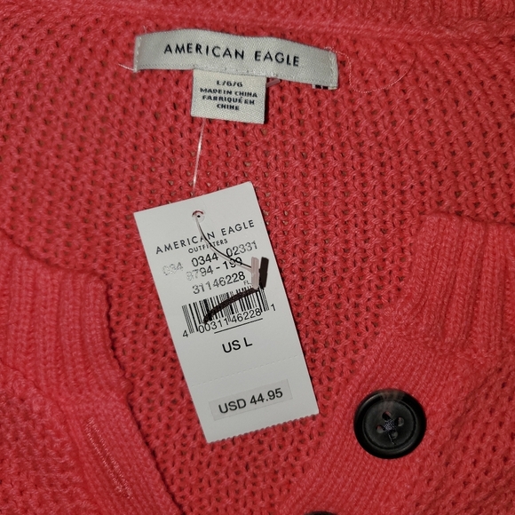 American Eagle Outfitters Coral Sweater NWT - Picture 2 of 11
